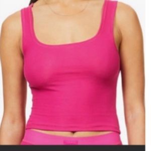 Skims cotton raspberry tank xs